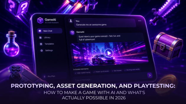 Prototyping, Asset Generation, and Playtesting: How to Make a Game With AI and What’s Actually Possible in 2026